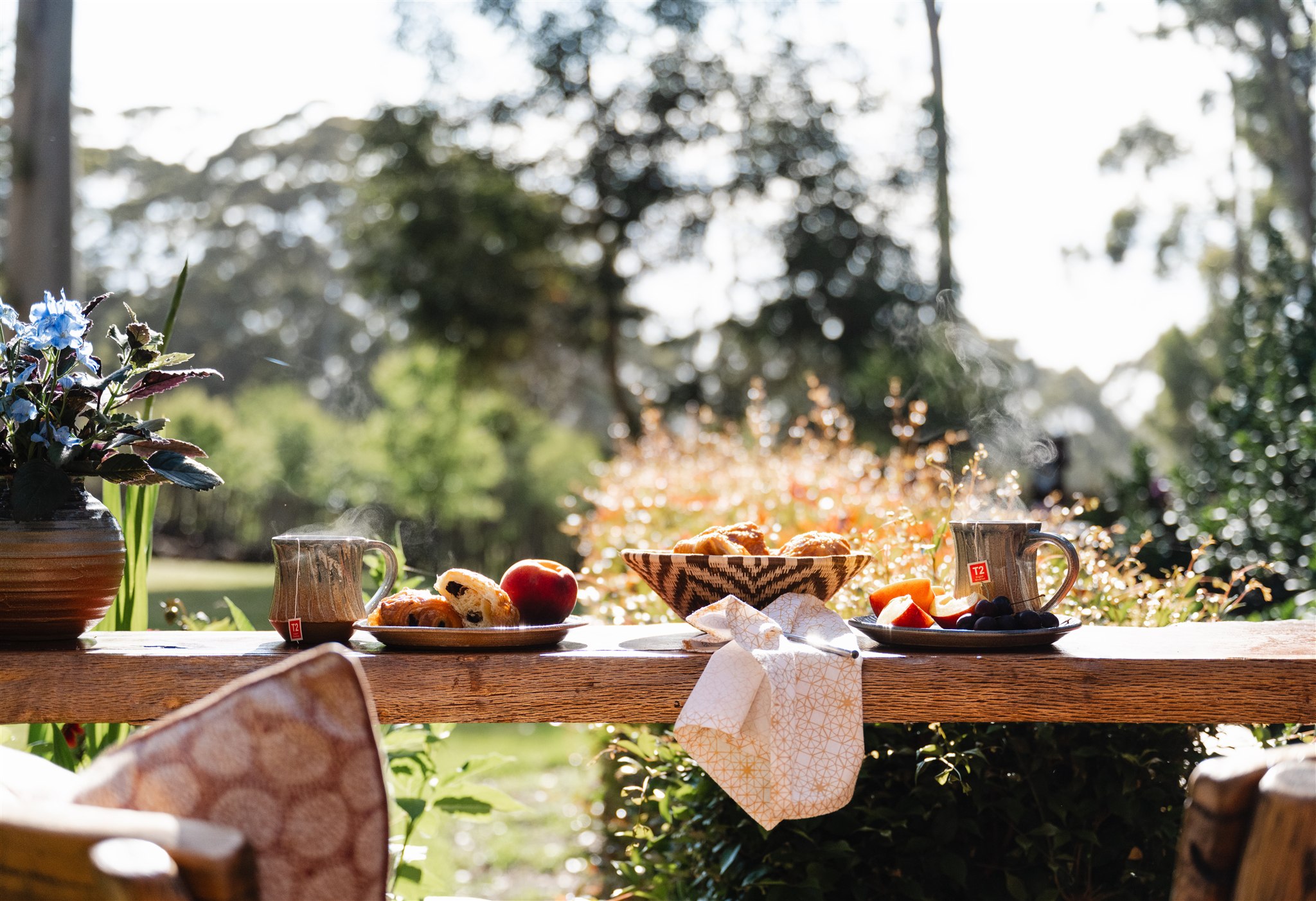 Breakfast with a view