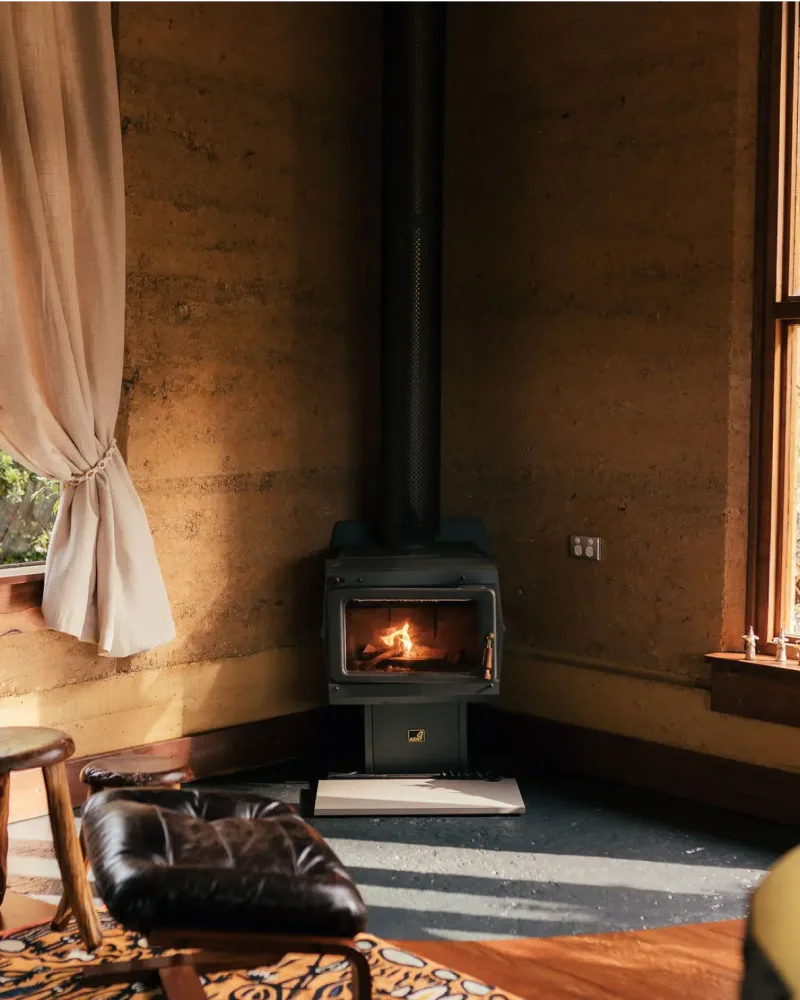 Romantic fireplace